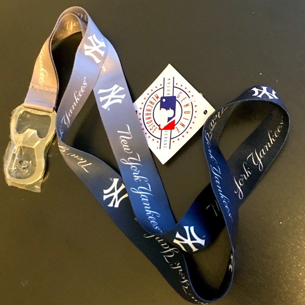 NWT New York yankee Lanyard Bottle Opener
